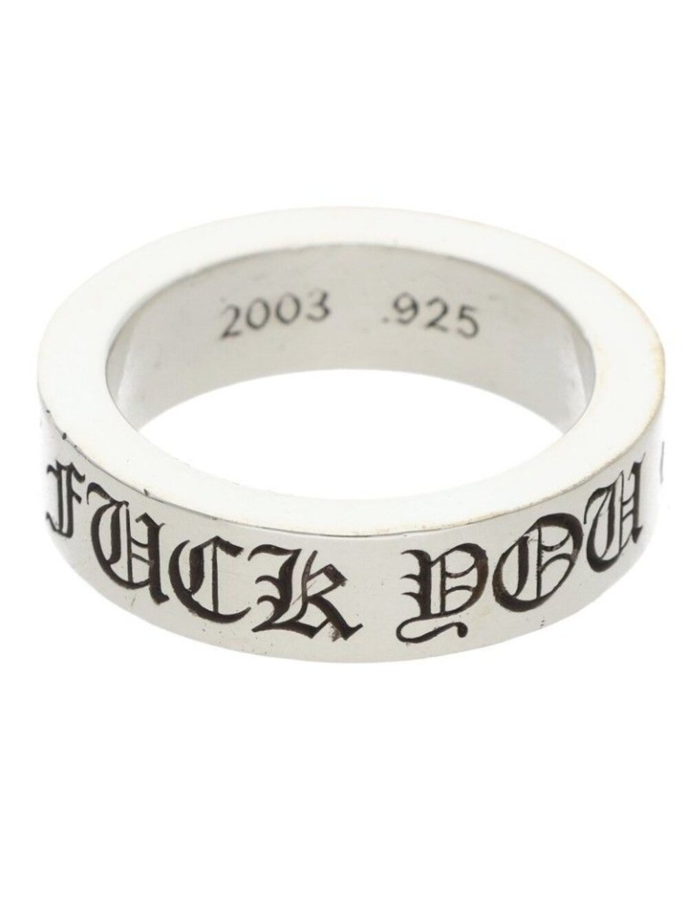 Chrome Hearts Spacer Silver Ring